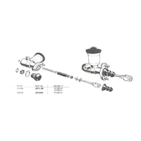 Protex clutch master cylinder Toyota Corona RT81R 12R 1.6