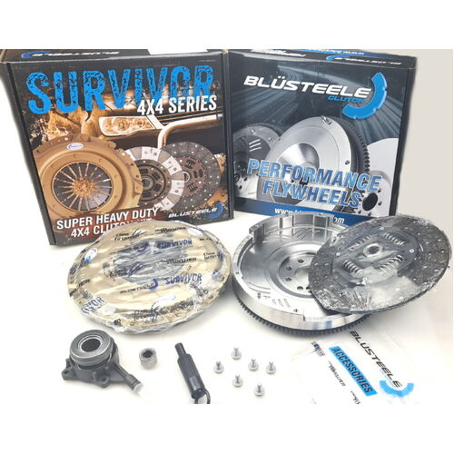 Blusteele Survivor Series clutch kit with flywheel and CSC for Mitsubishi BMI-9741SS