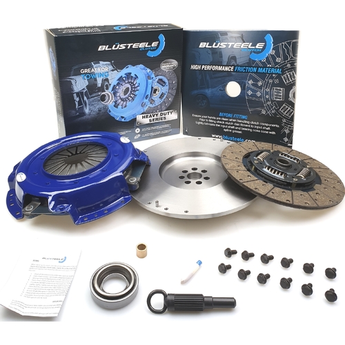 Blusteele Heavy Duty Clutch Kit w/ Flywheel For Nissan Patrol GU II 3L ICTD ZD30