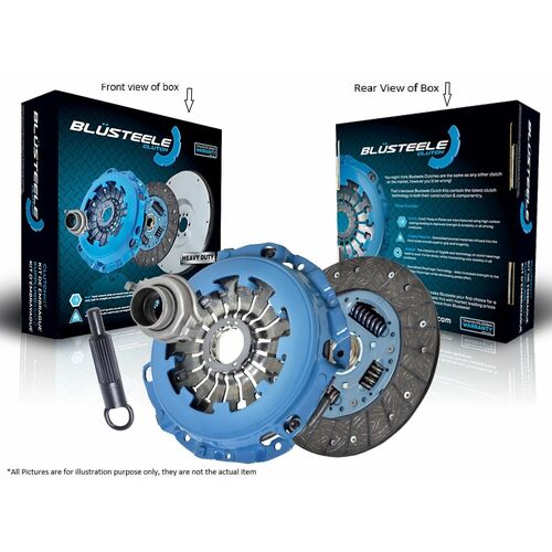 Blusteele Heavy Duty Clutch Kit For Mitsubishi Triton MK 3.0 L 24V V6 6G72 2WD